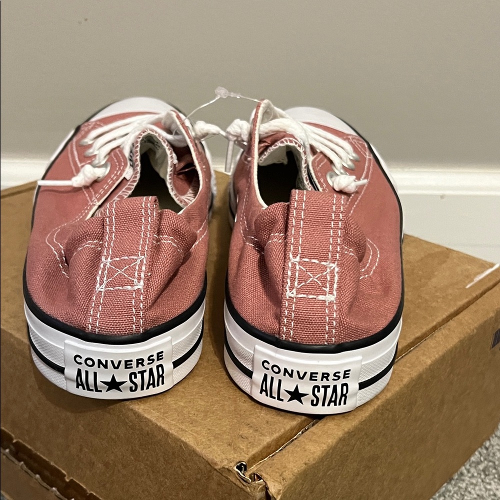 Converse Dusty Pink Slip-On Sneakers 9 - Picture 3 of 4